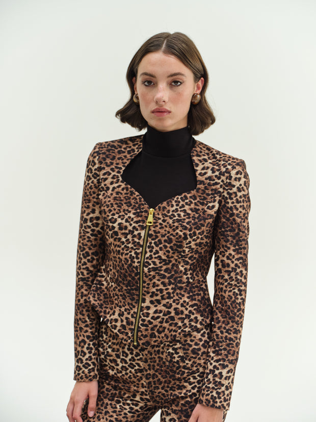 Σακάκι Εμπριμέ Τιγρέ