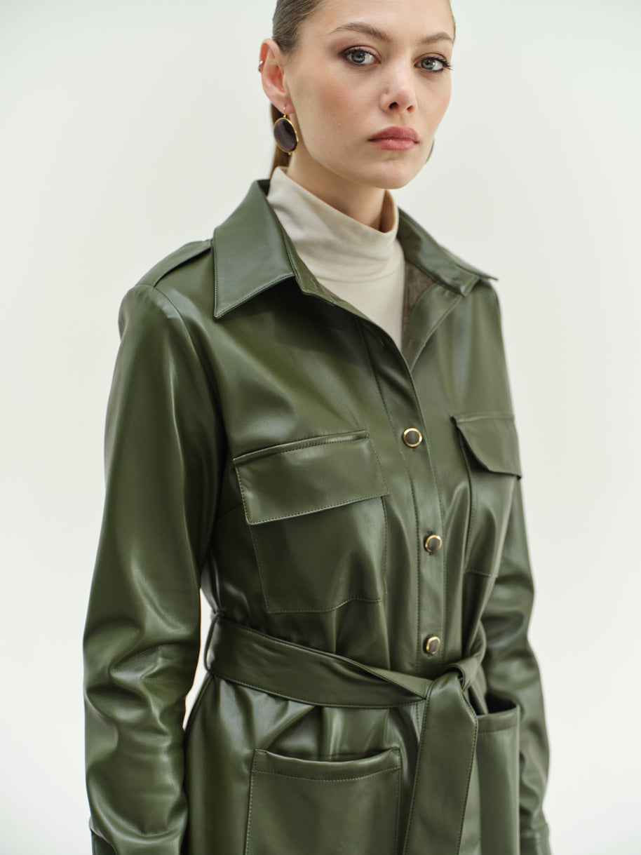 Πουκάμισο οικολογικό δέρμα