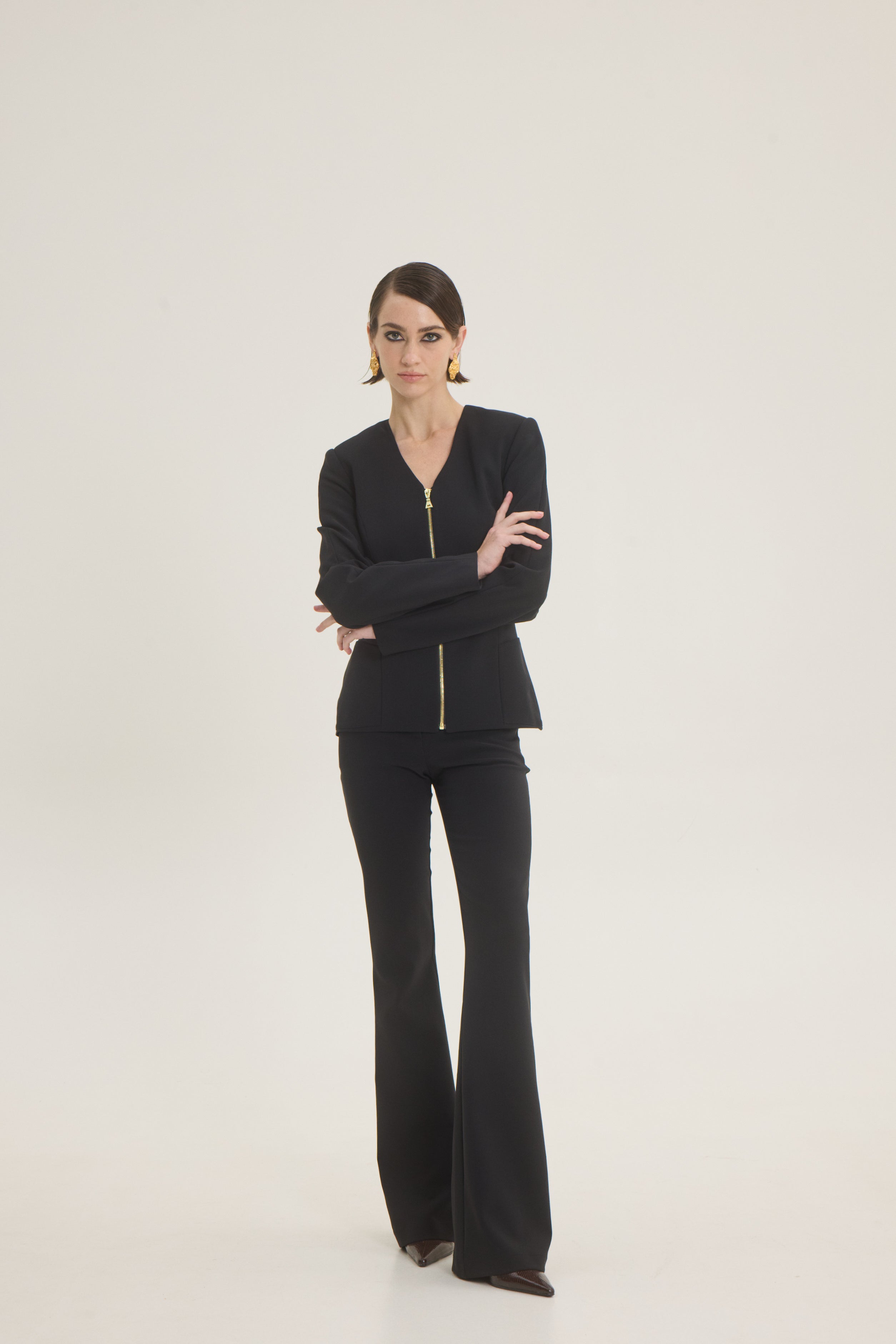 Pants wide hem