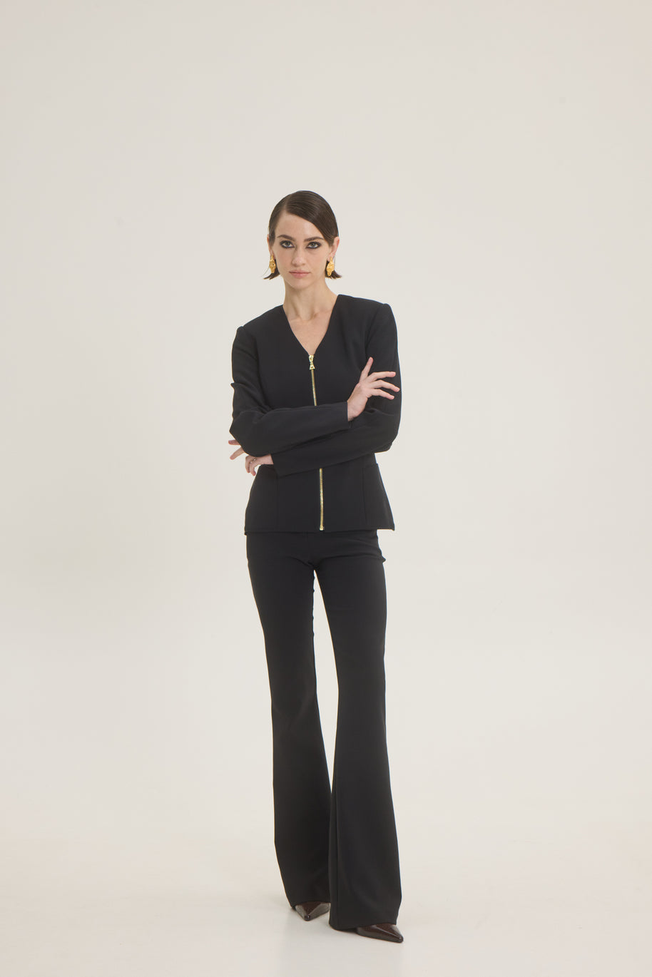 Pants wide hem