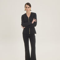 Pants wide hem