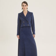 Short double-breasted blazer
