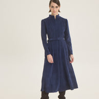 Mandarin collar dress