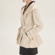 Balloon double-breasted jacket