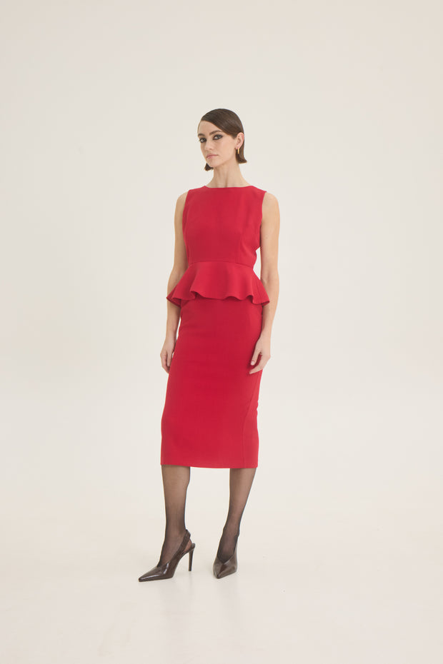 Peplum dress