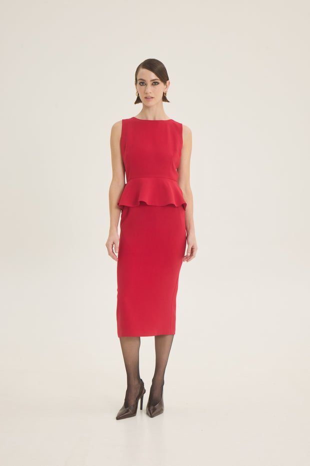 Peplum dress