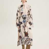 Flower printed dress