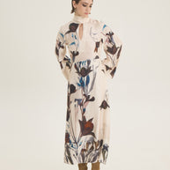 Flower printed dress