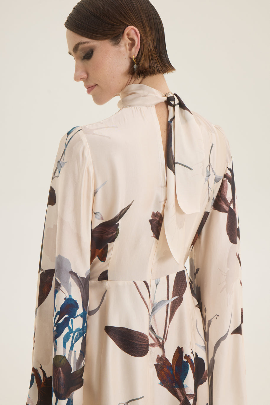 Flower printed dress