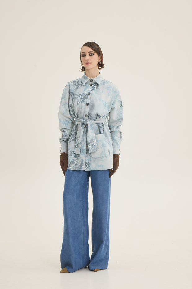 Paisley ciel shirt
