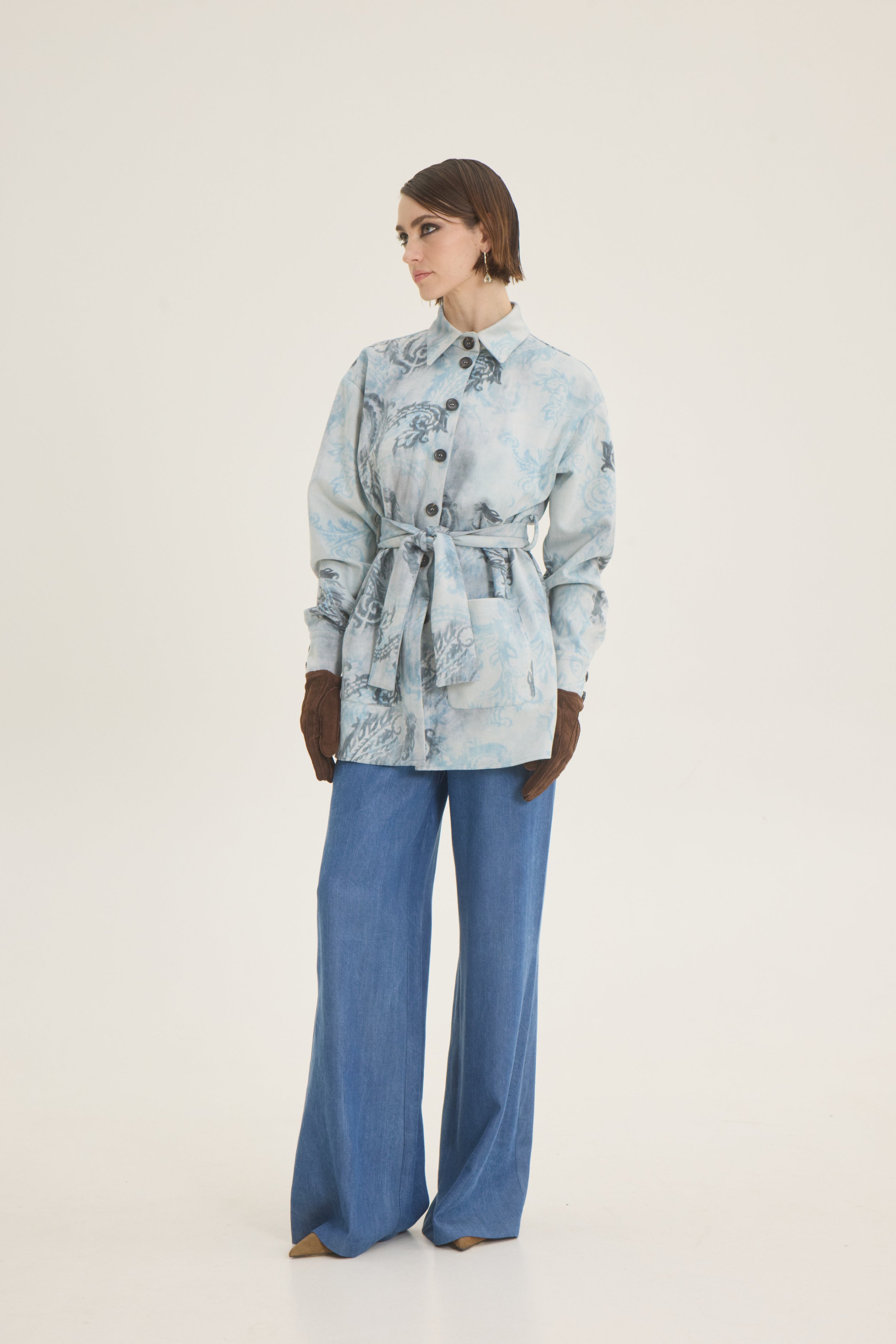 Paisley ciel shirt
