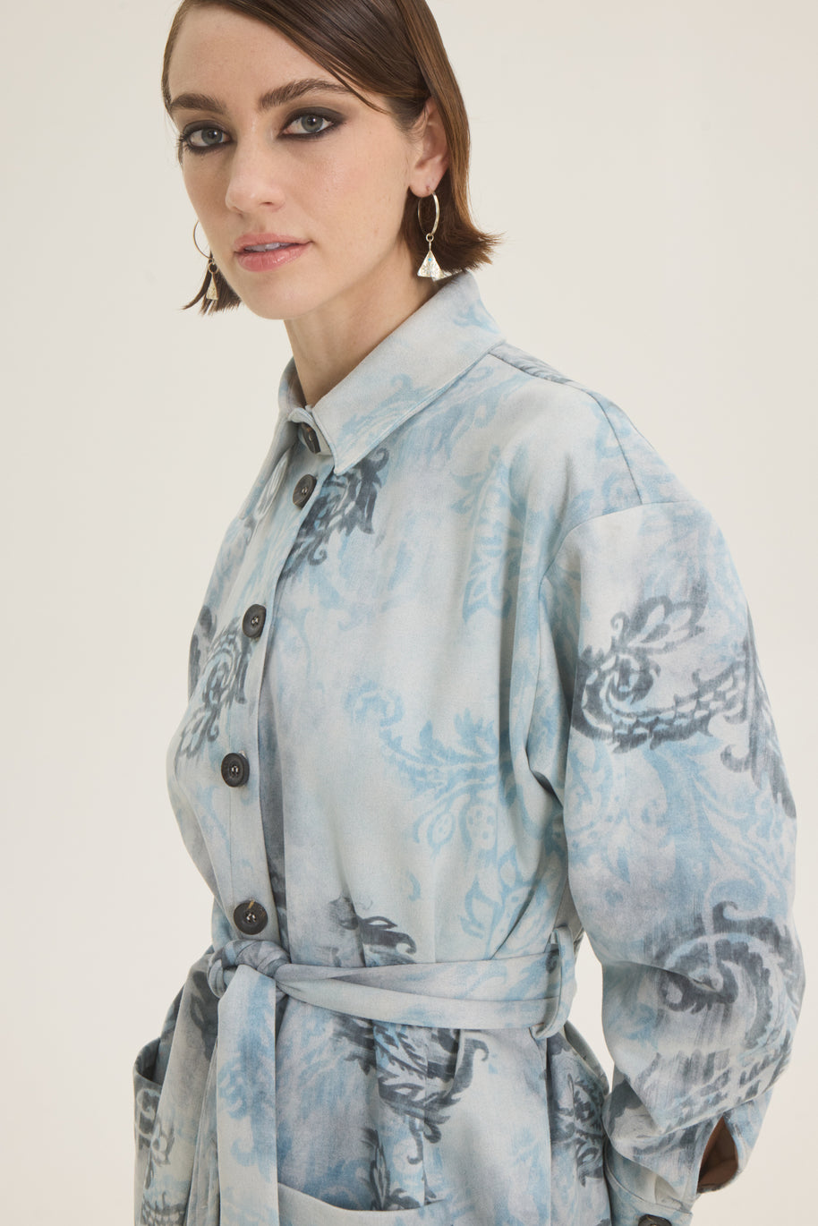 Paisley ciel shirt