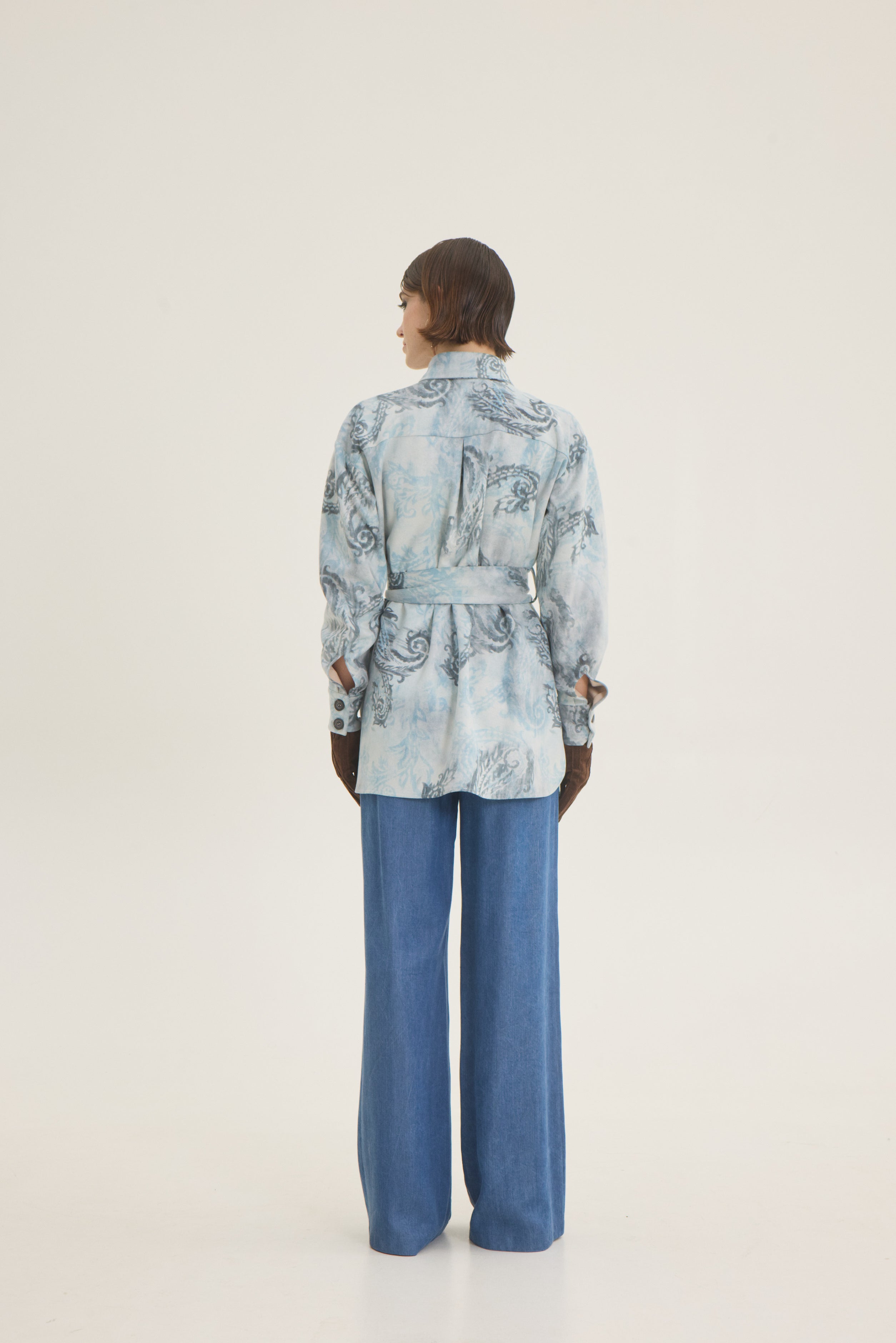 Paisley ciel shirt