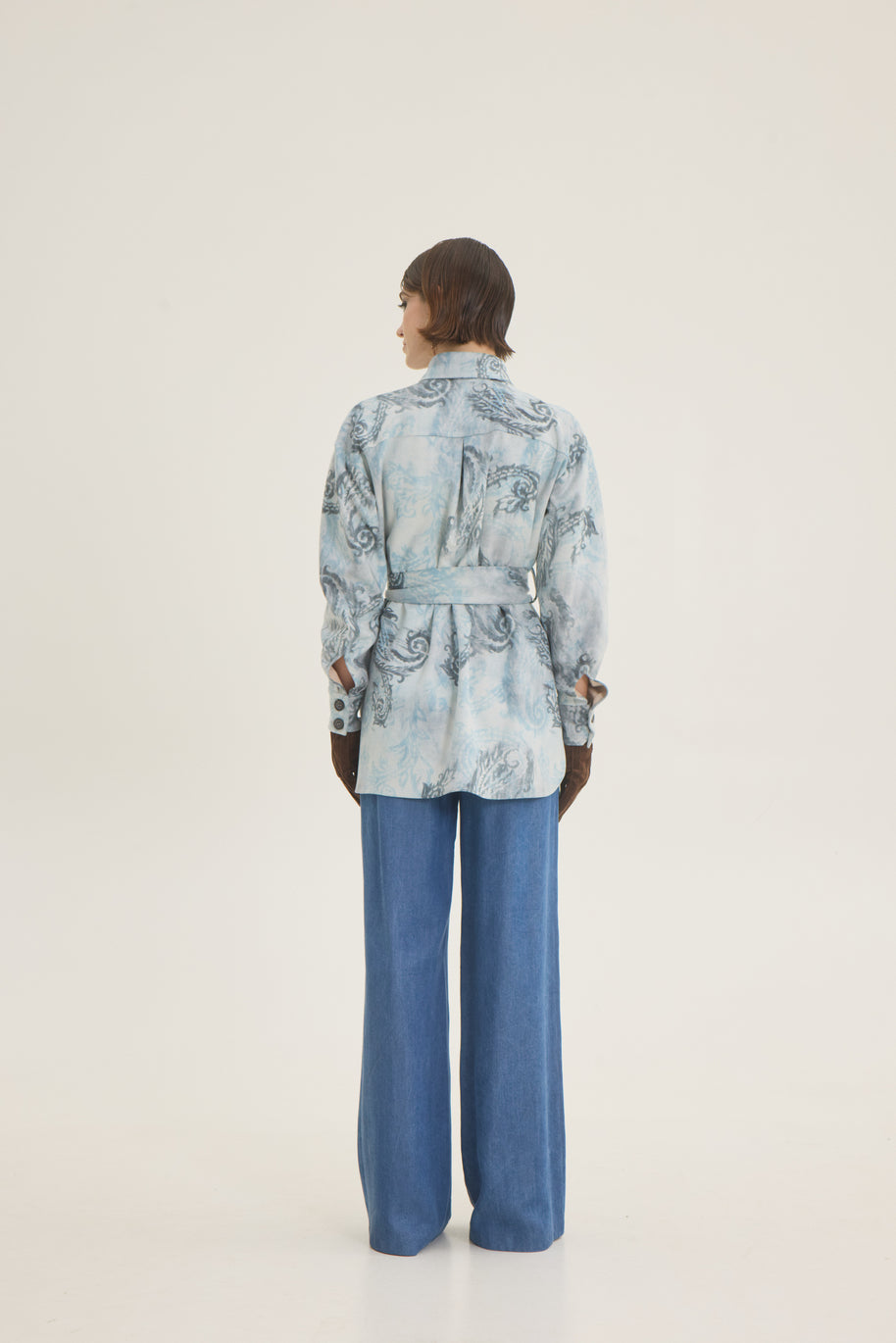 Paisley ciel shirt