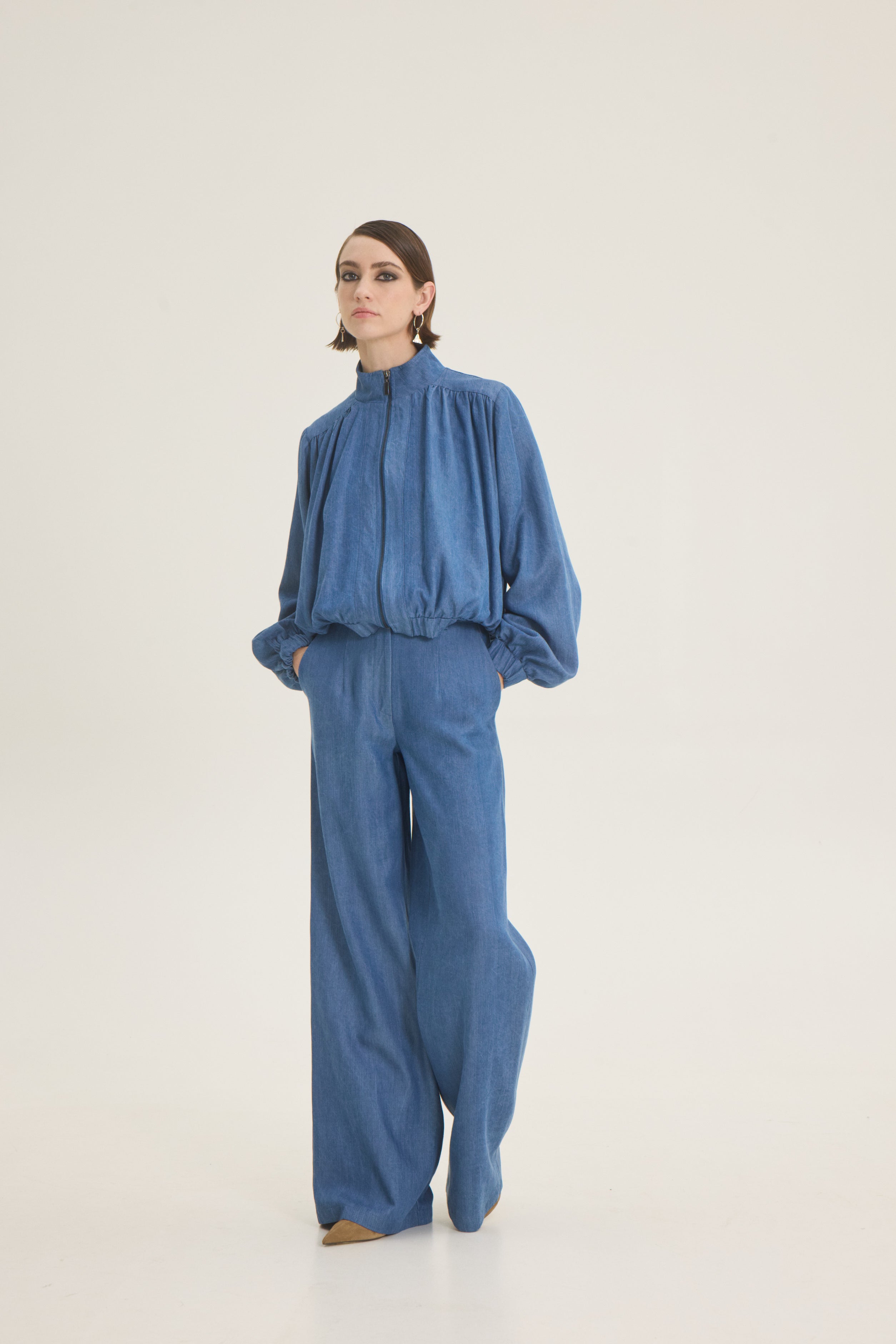 Pleated jacket