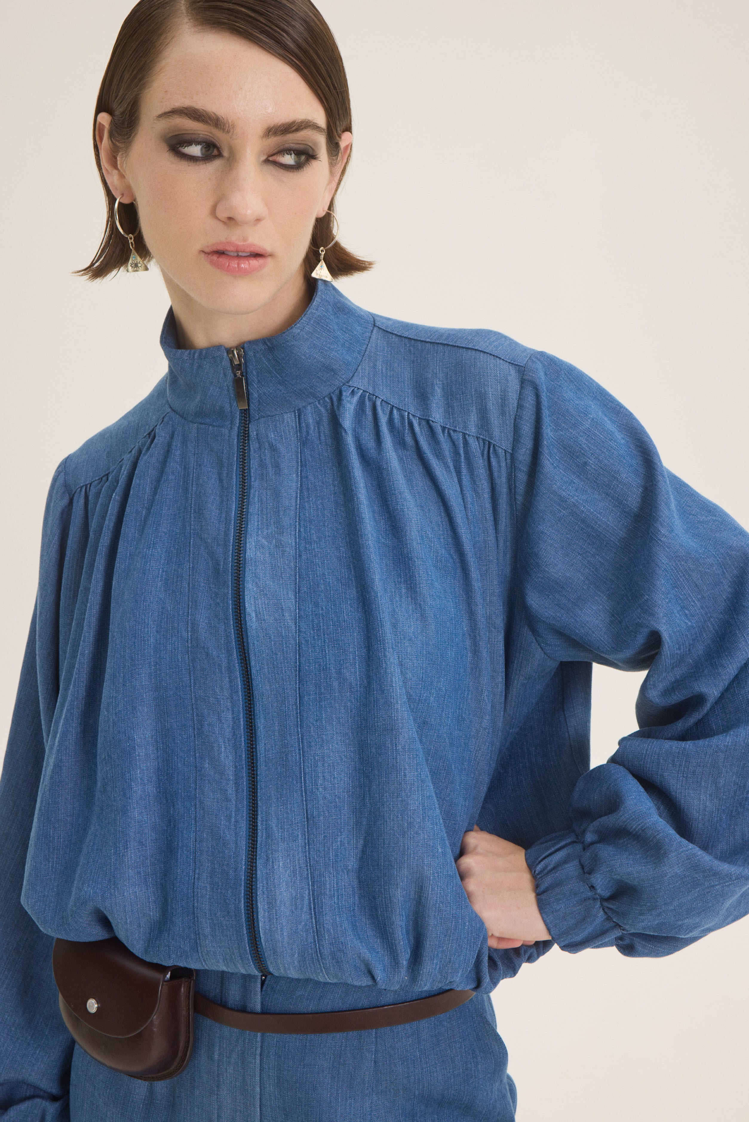 Pleated jacket