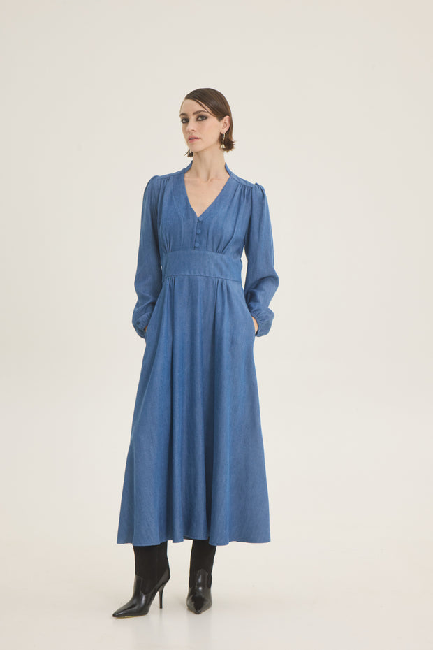 Midi jean dress