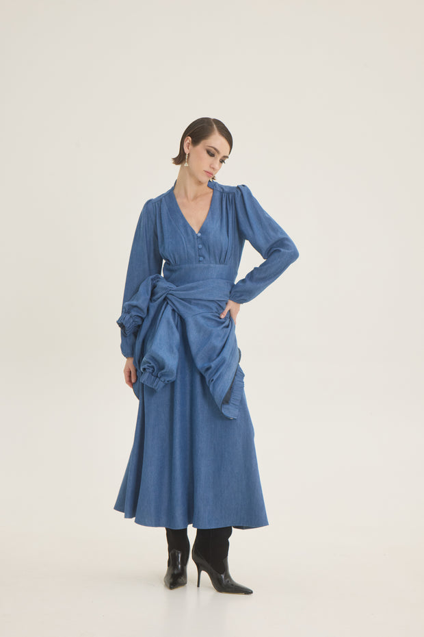 Midi jean dress