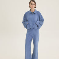 Suede pants