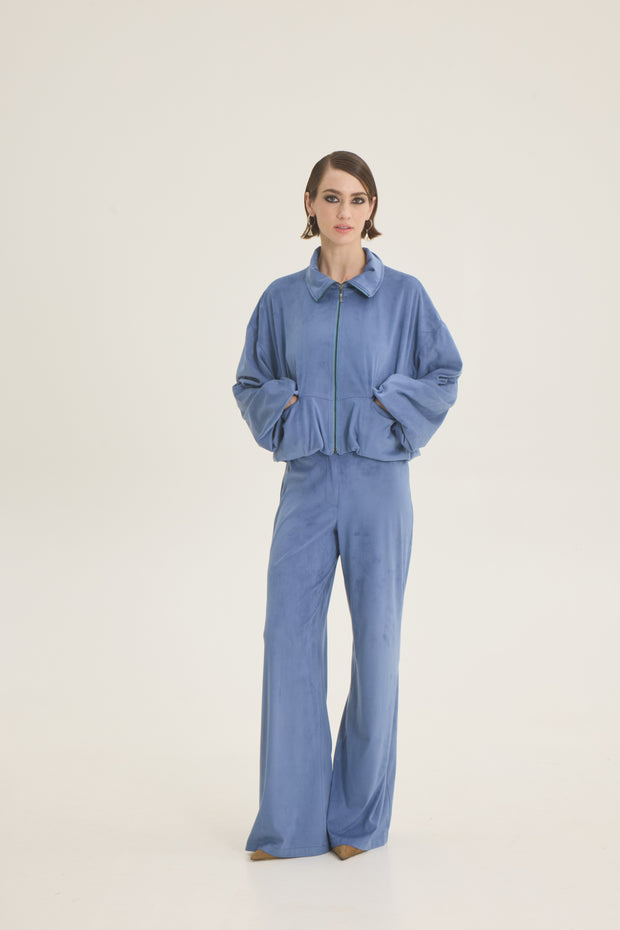 Suede pants