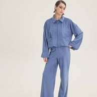 Suede pants