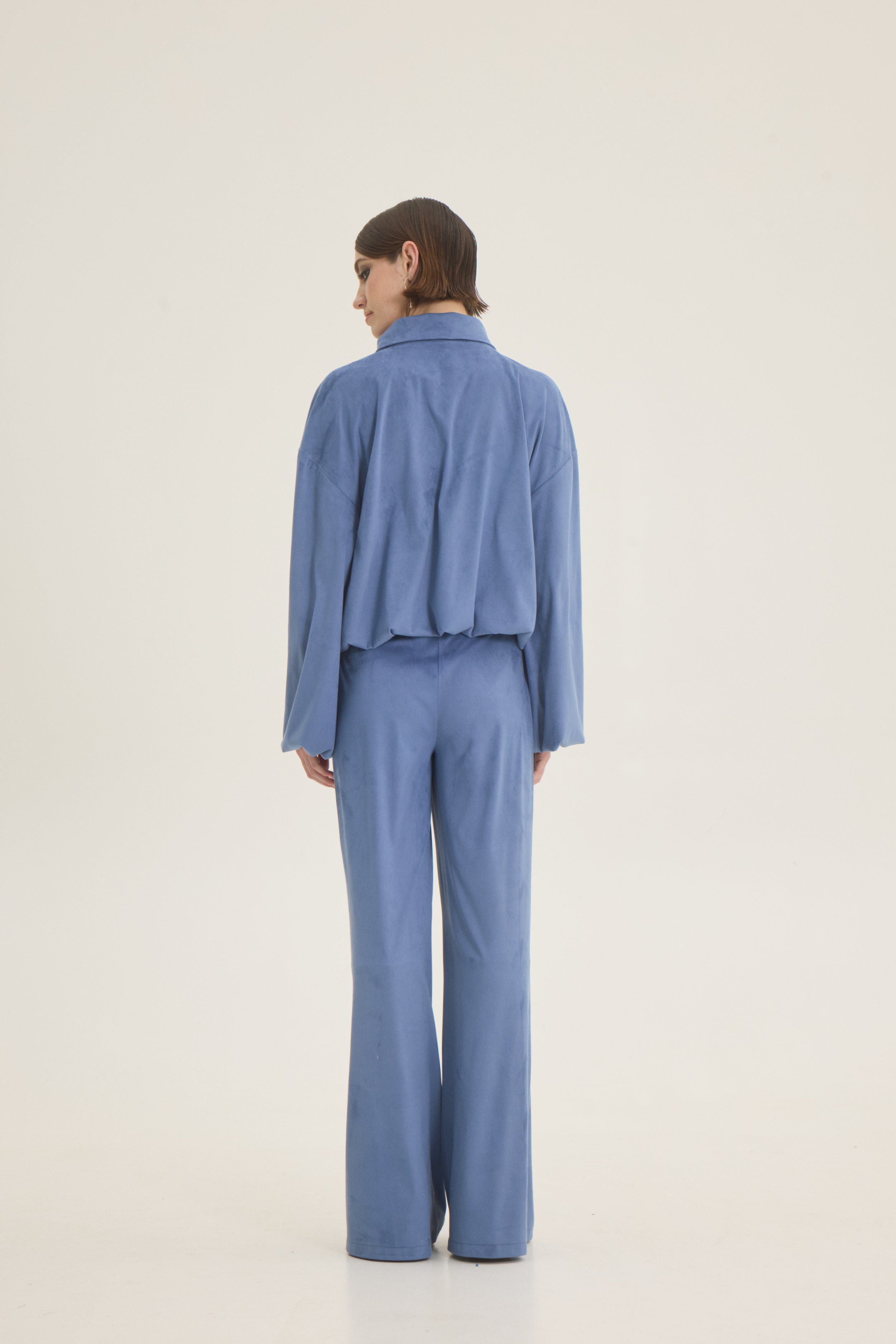 Suede pants