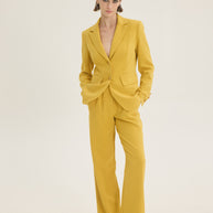 Classic crepe blazer