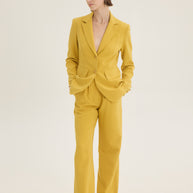 Classic crepe blazer
