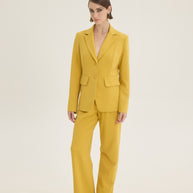 Classic crepe blazer
