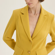 Classic crepe blazer