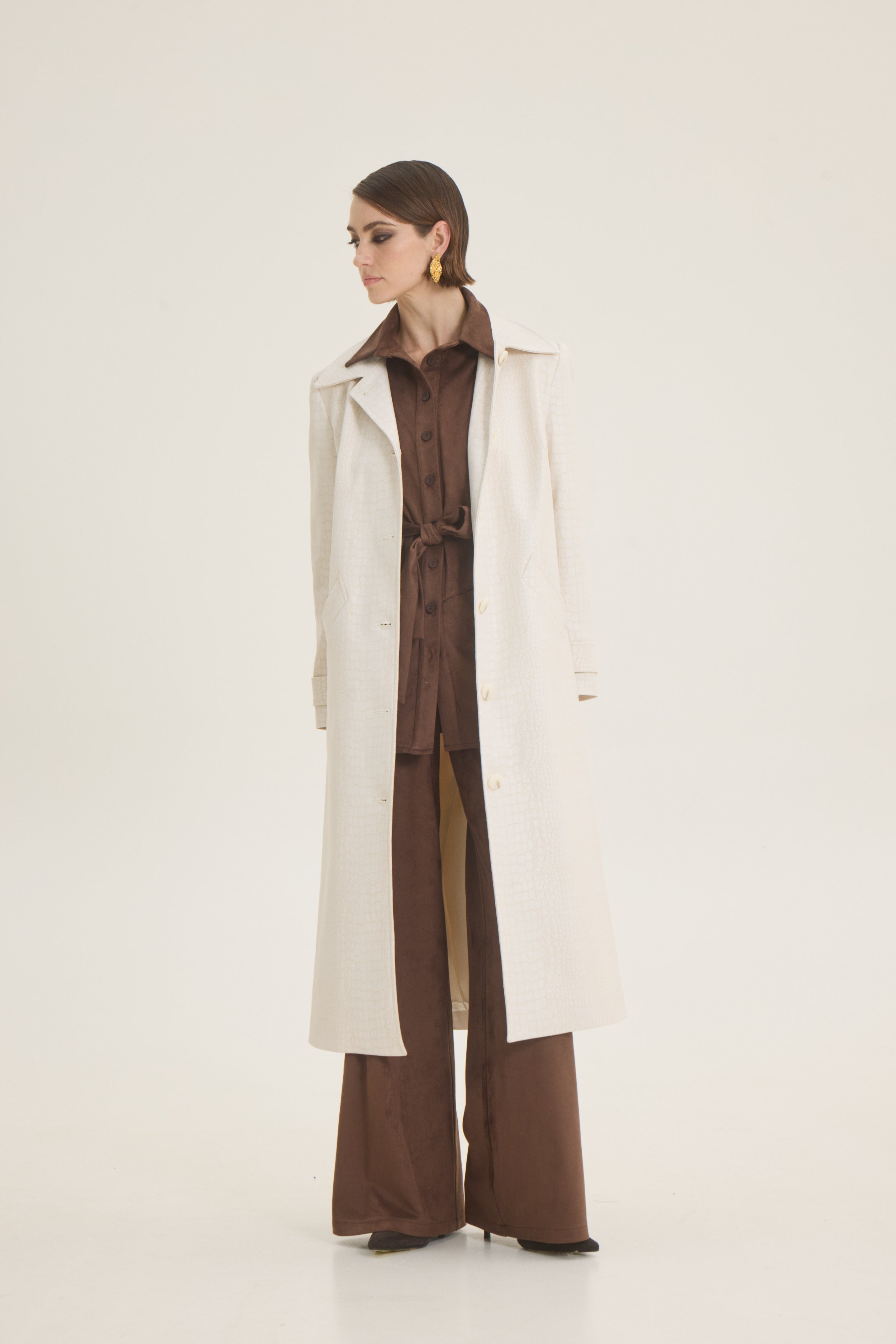 Croco coat