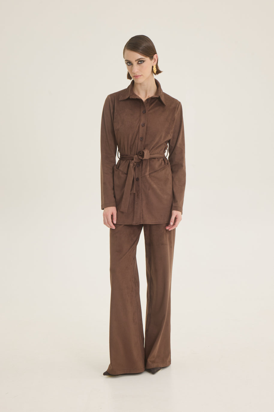 Suede shirt