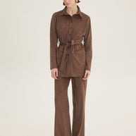 Suede shirt