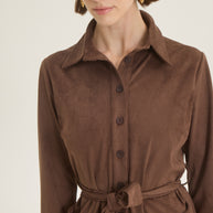 Suede shirt