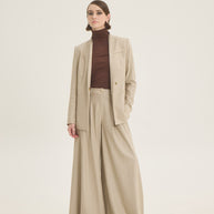 Wide leg trousers