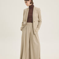 Wide leg trousers