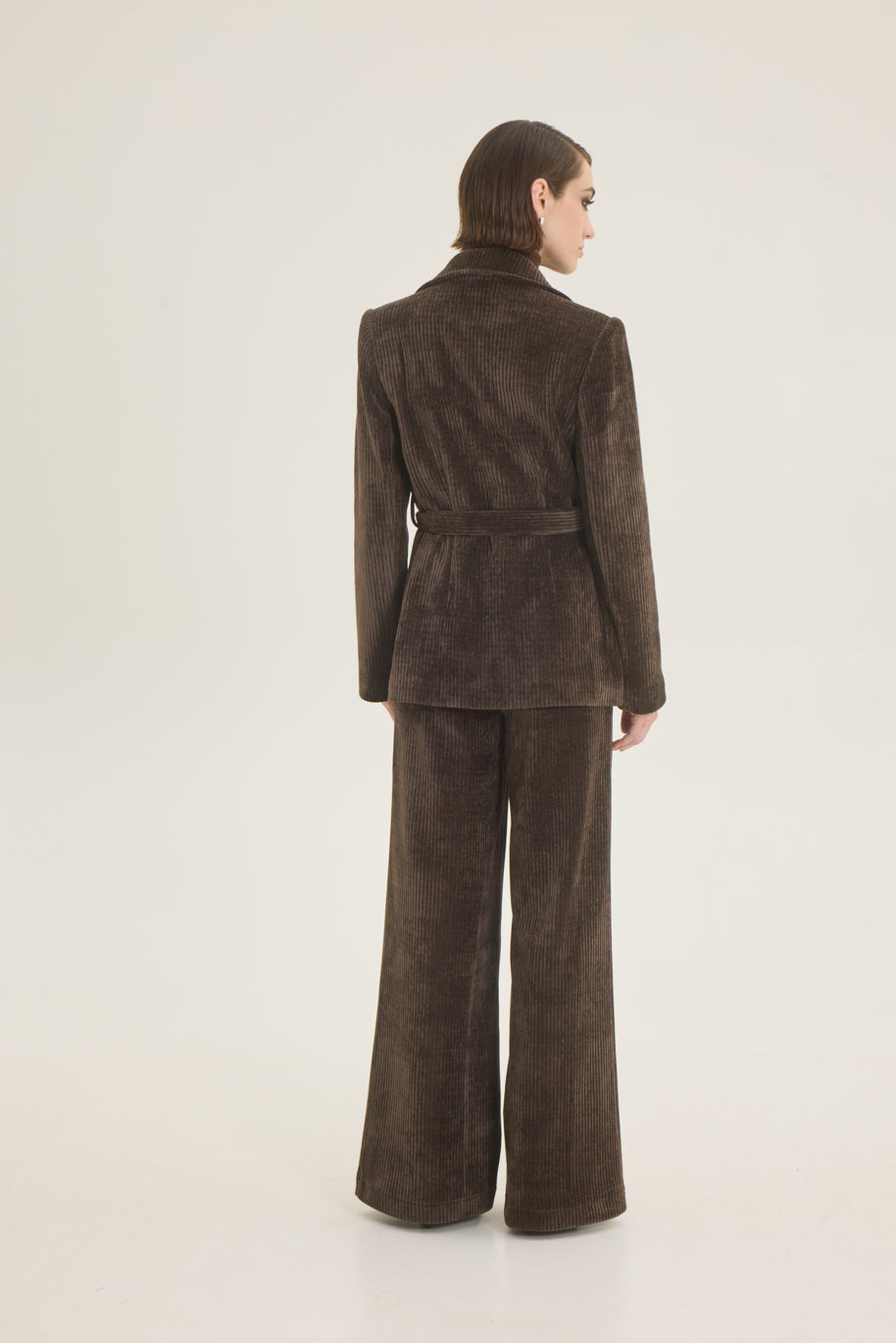 Corduroy double breasted blazer