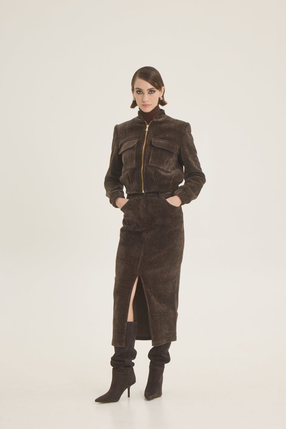 Corduroy bomber