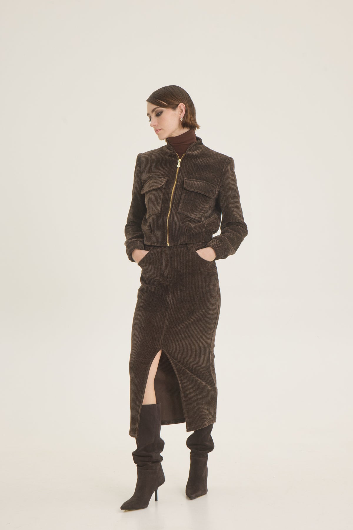 Corduroy bomber