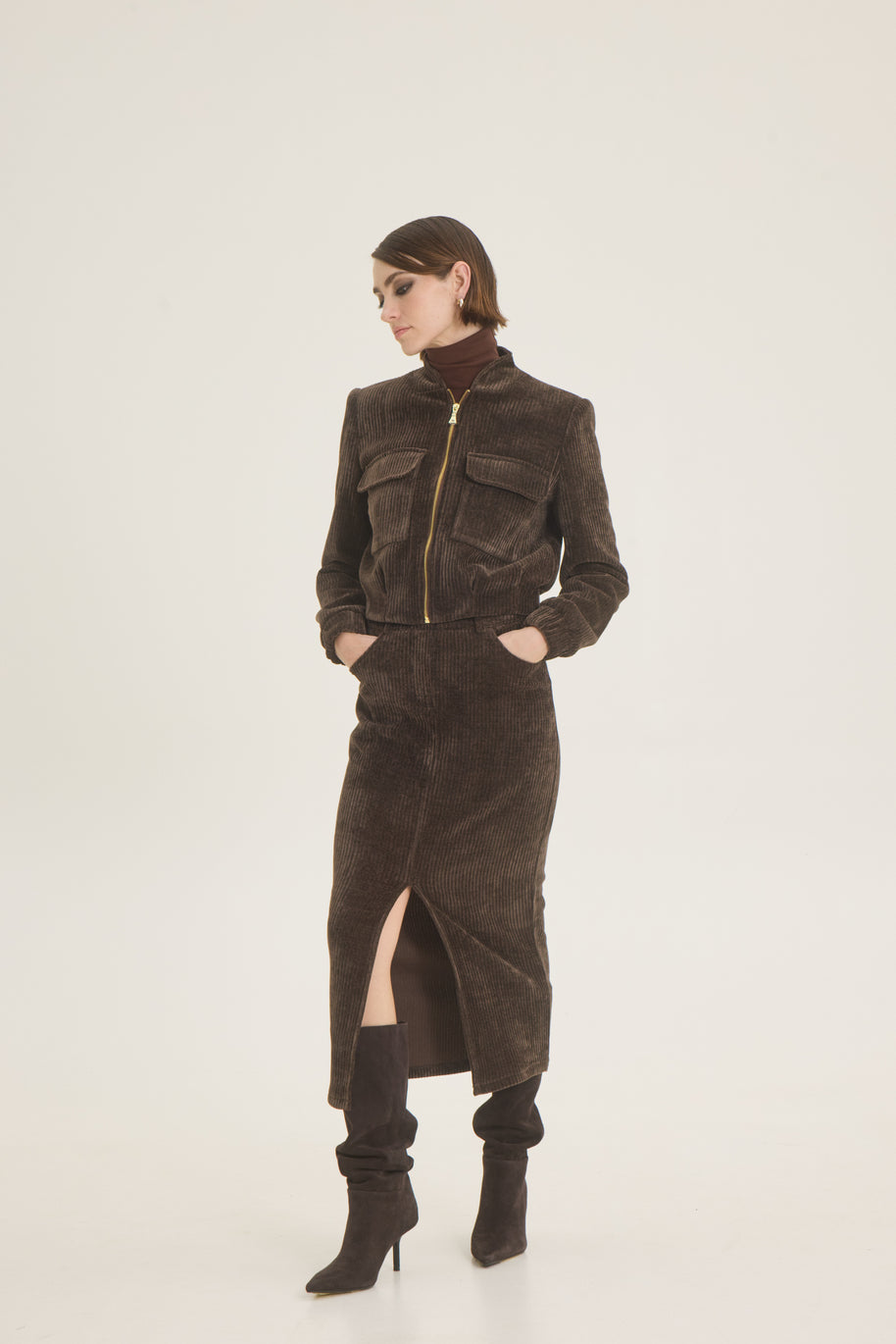 Corduroy bomber
