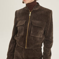 Corduroy bomber