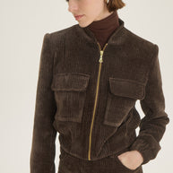 Corduroy bomber