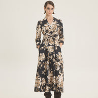 Floral pleated dress