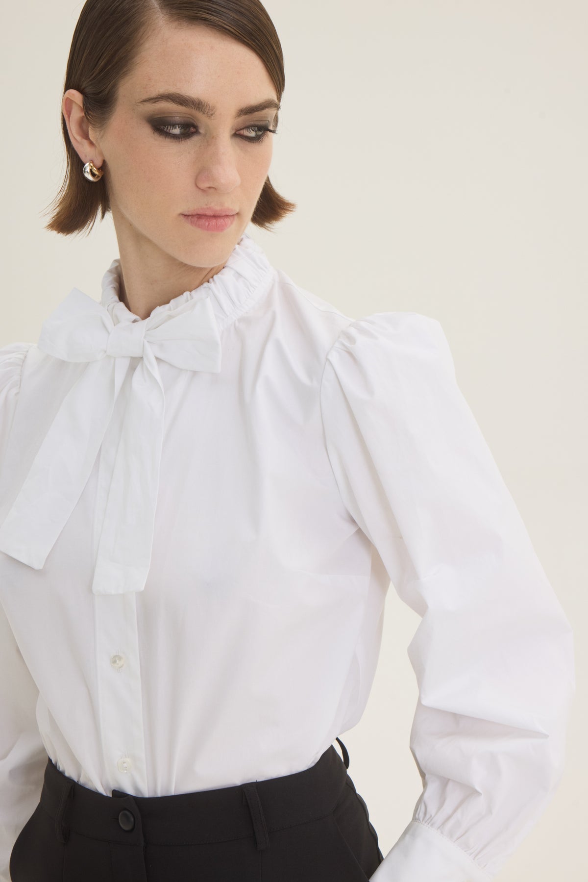 Shirt with bow