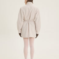 Long boucle jacket