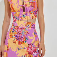 Φλοράλ Κοντή Φούστα