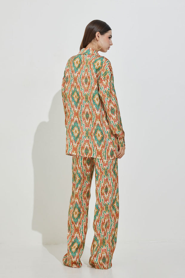 Μακρύ Πουκάμισο με Σχέδια