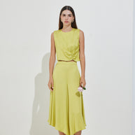 Midi Asymmetrical Pants