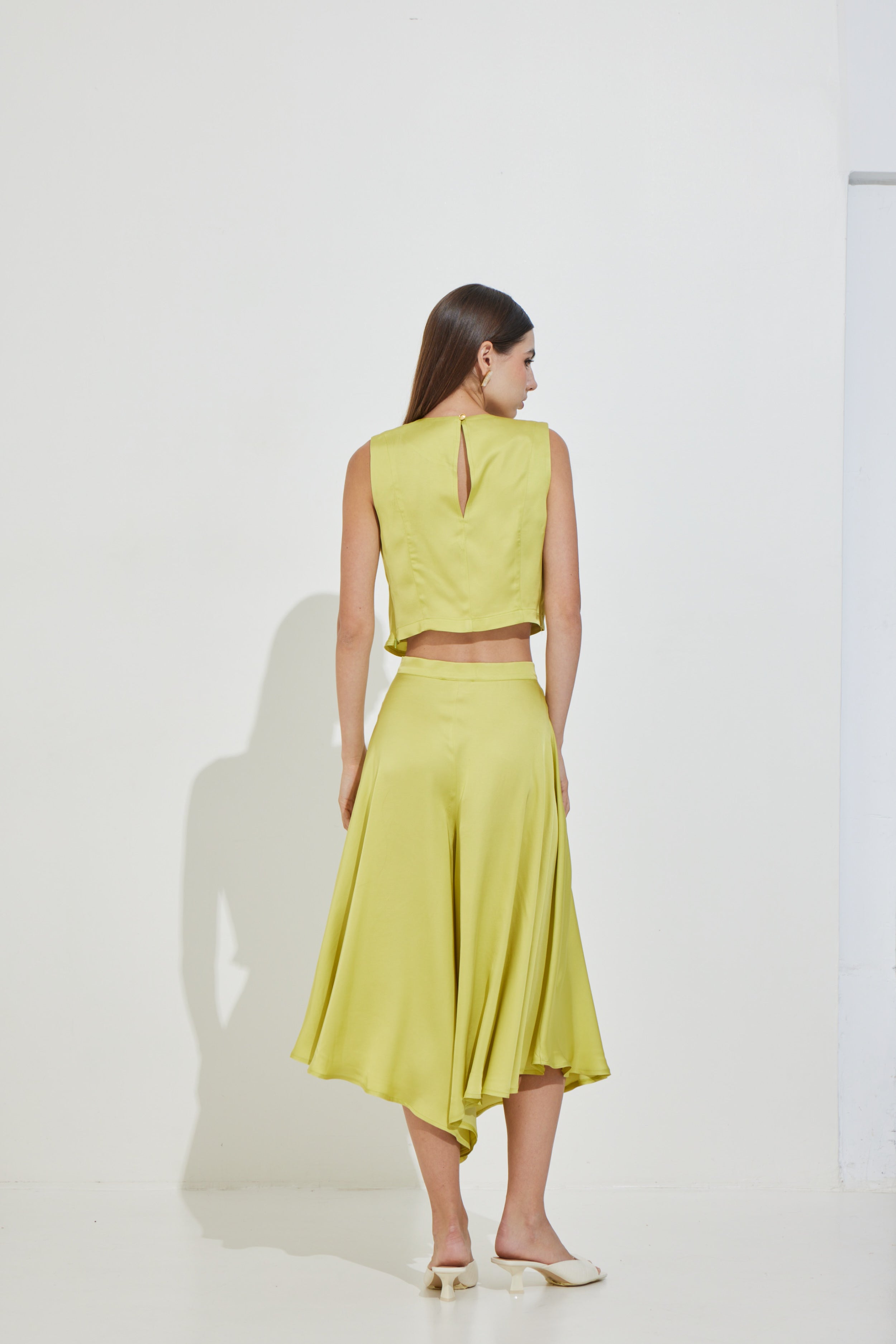 Midi Asymmetrical Pants