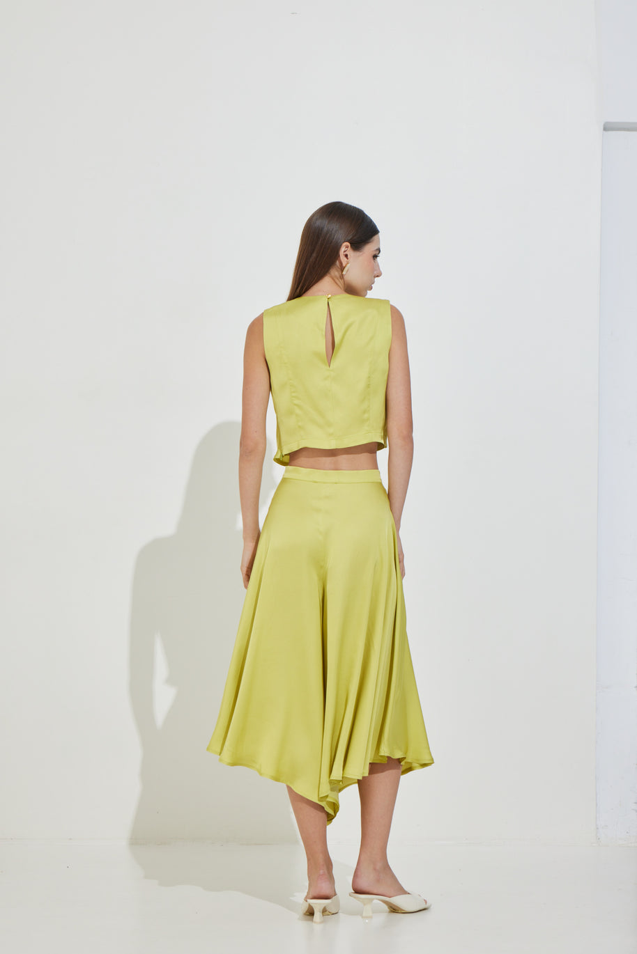 Midi Asymmetrical Pants